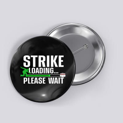 Cool Bowling Art Bowler Bowling Player Gift Button