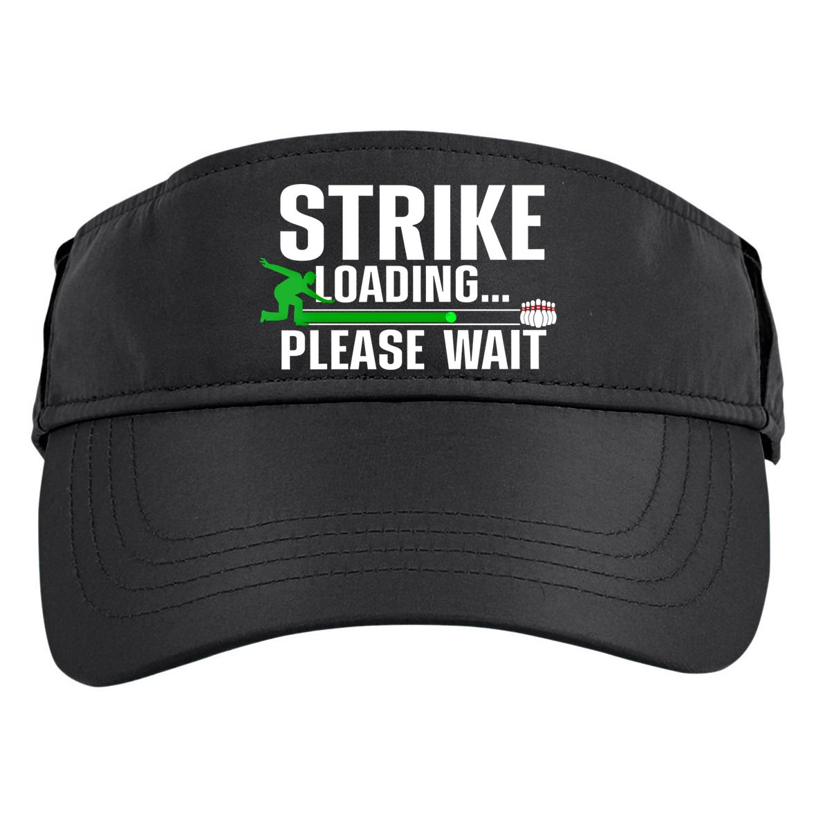 Cool Bowling Art Bowler Bowling Player Gift Adult Drive Performance Visor
