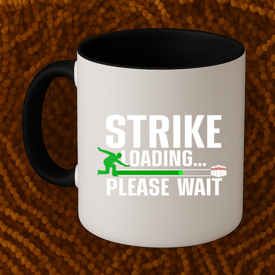 Cool Bowling Art Bowler Bowling Player Gift Mug