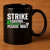 Cool Bowling Art Bowler Bowling Player Gift 11oz C Handle Ceramic Mug