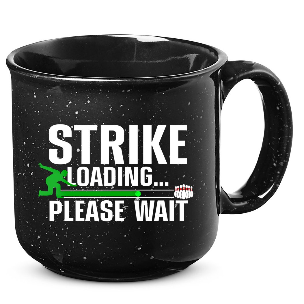 Cool Bowling Art Bowler Bowling Player Gift 15oz Campfire Ceramic Mug