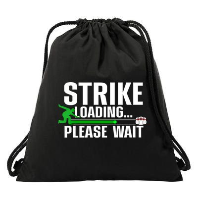 Cool Bowling Art Bowler Bowling Player Gift Drawstring Bag