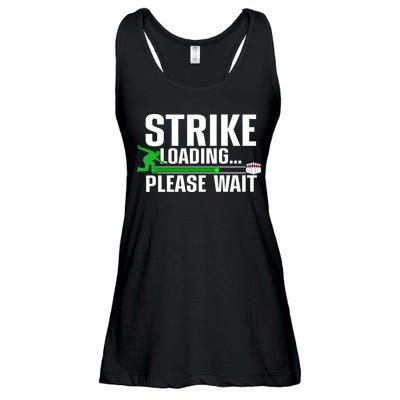 Cool Bowling Art Bowler Bowling Player Gift Ladies Essential Flowy Tank
