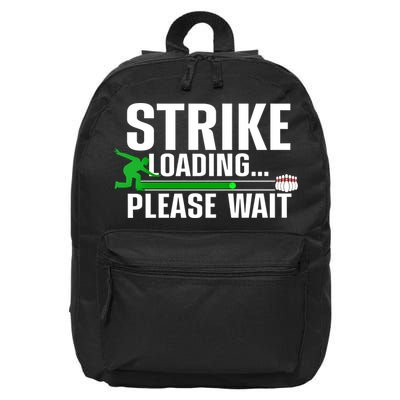 Cool Bowling Art Bowler Bowling Player Gift 16 in Basic Backpack