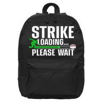 Cool Bowling Art Bowler Bowling Player Gift 16 in Basic Backpack