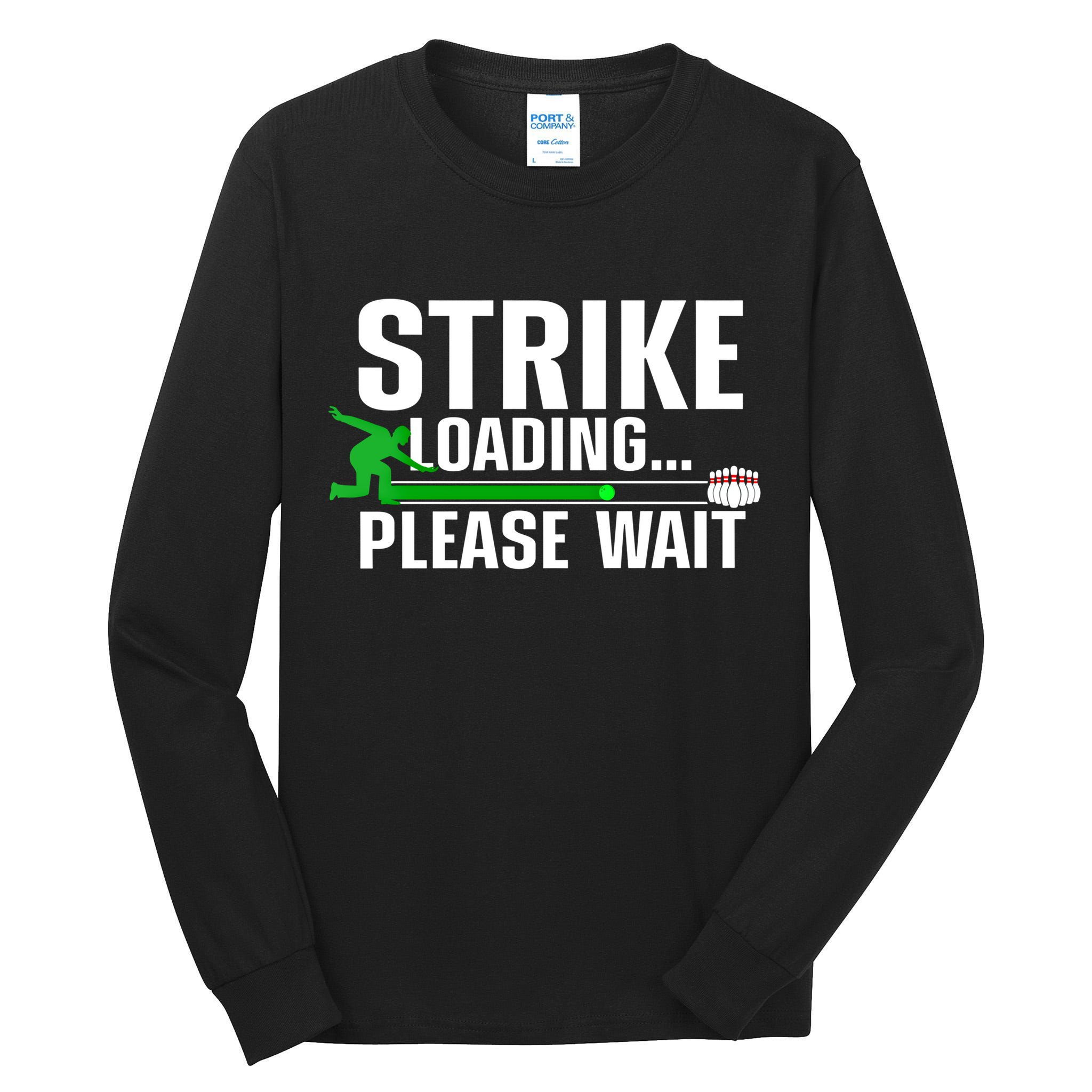 Cool Bowling Art Bowler Bowling Player Gift Tall Long Sleeve T-Shirt