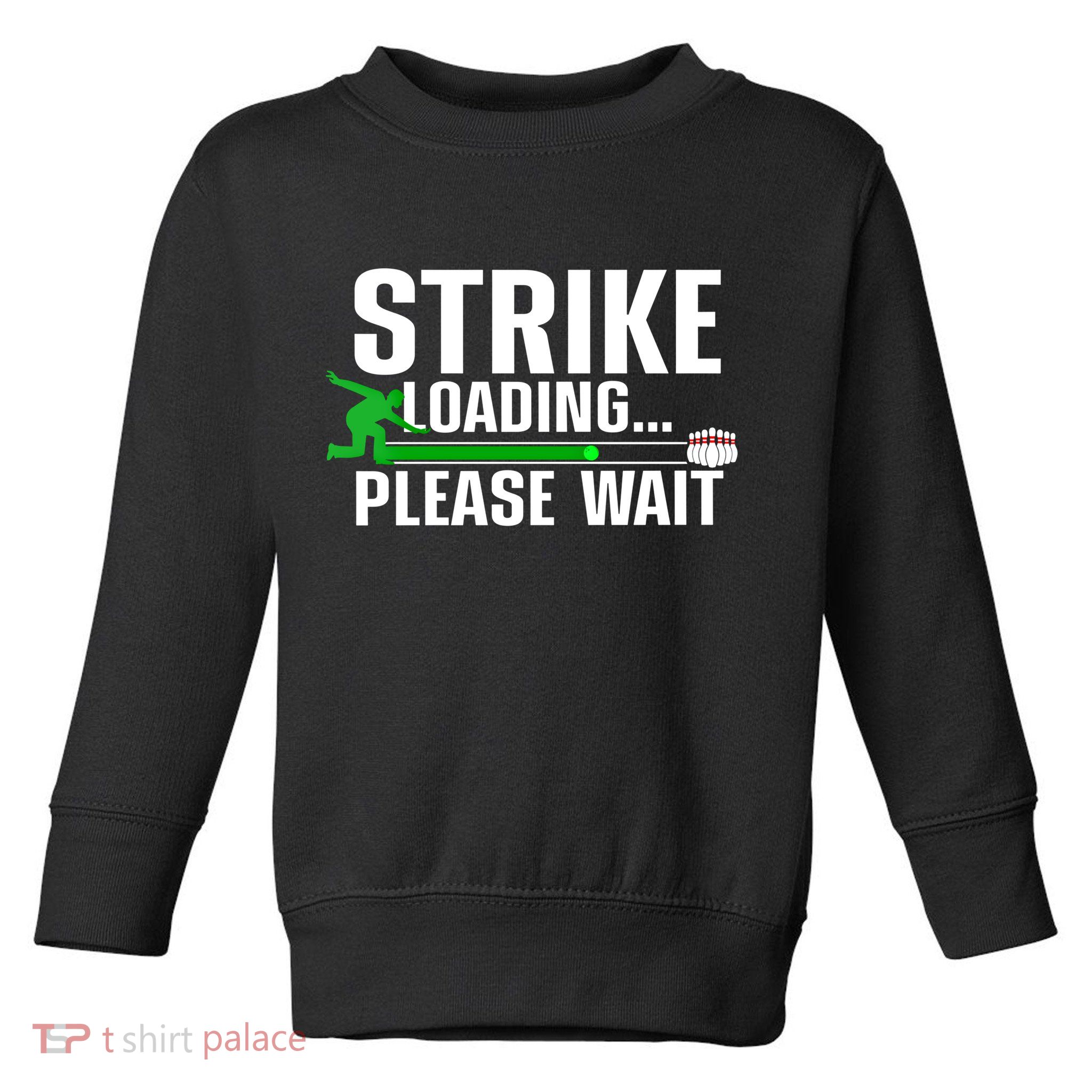 Cool Bowling Art Bowler Bowling Player Gift Toddler Sweatshirt