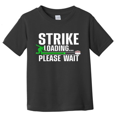 Cool Bowling Art Bowler Bowling Player Gift Toddler T-Shirt