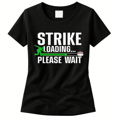 Cool Bowling Art Bowler Bowling Player Gift Womens T-Shirt
