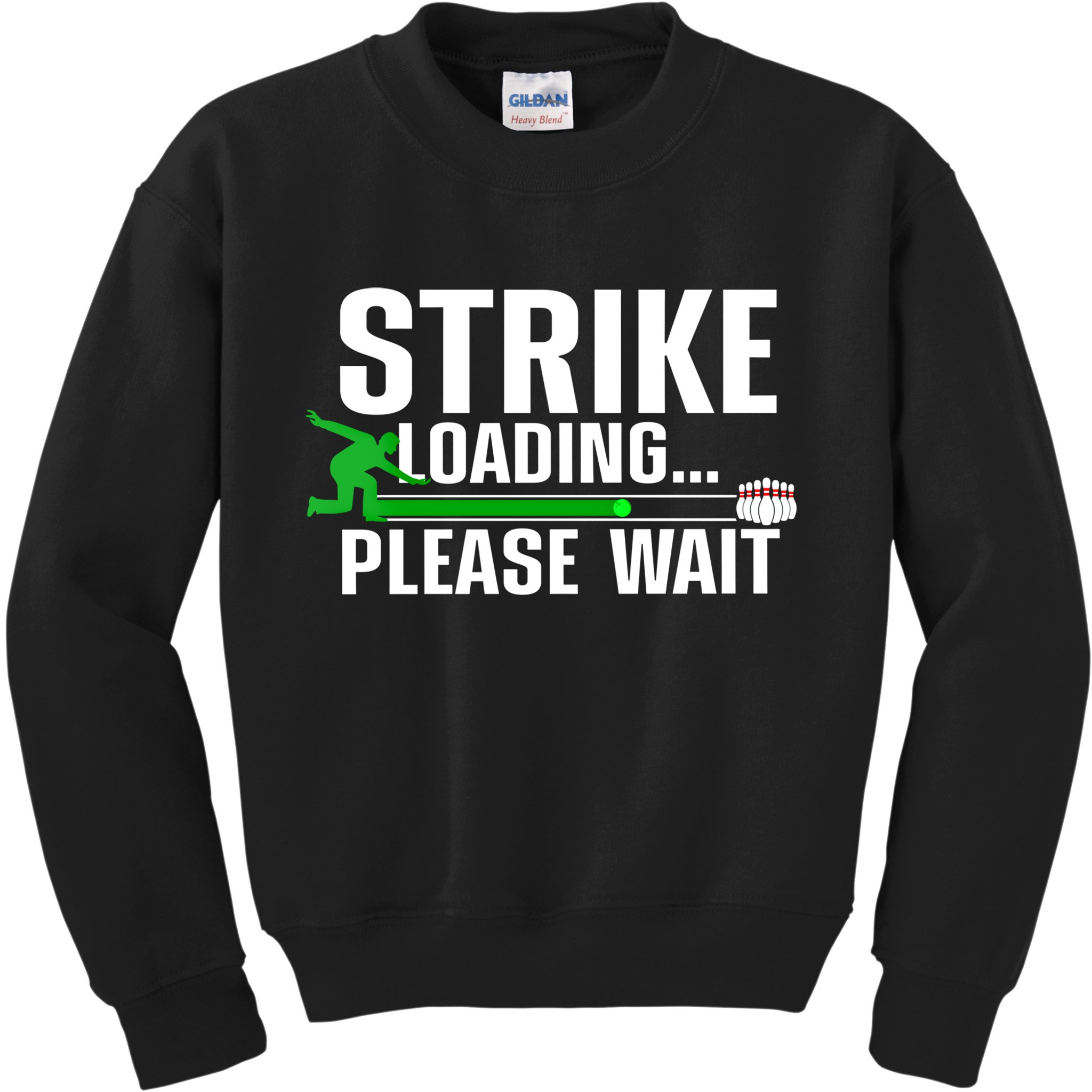Cool Bowling Art Bowler Bowling Player Gift Kids Sweatshirt