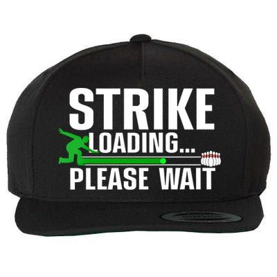 Cool Bowling Art Bowler Bowling Player Gift Wool Snapback Cap