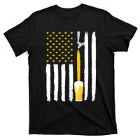 Craft Beer American Flag USA T-Shirt