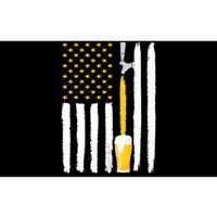 Craft Beer American Flag USA Bumper Sticker