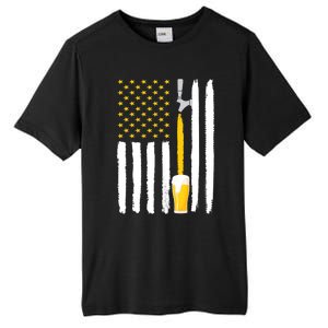 Craft Beer American Flag USA Tall Fusion ChromaSoft Performance T-Shirt