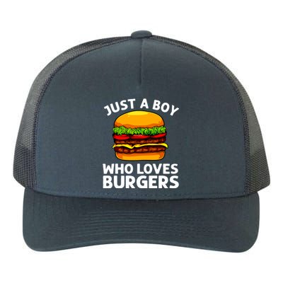 Cool Burger Art For Boy Hamburger Cheeseburger Lover Yupoong Adult 5-Panel Trucker Hat