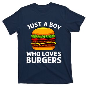 Cool Burger Art For Boy Hamburger Cheeseburger Lover T-Shirt