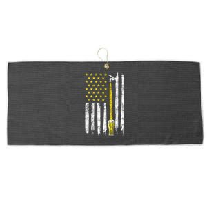 Craft Beer American Flag USA 4th Of July Brewery America Large Microfiber Waffle Golf Towel