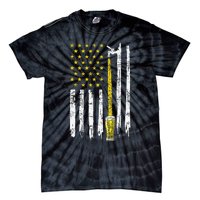 Craft Beer American Flag USA 4th Of July Brewery America Tie-Dye T-Shirt