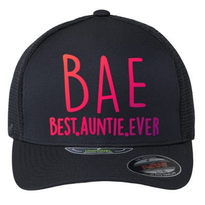 Cool Best Auntie Ever Bae Funny Gift Jumper Flexfit Unipanel Trucker Cap