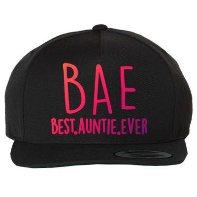 Cool Best Auntie Ever Bae Funny Gift Jumper Wool Snapback Cap