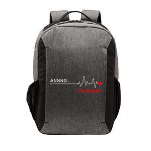 Coronary Bypass Artery Open Heart Diseases Surgery Heartbeat Vector Backpack