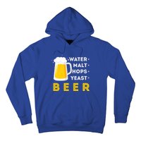 Craft Beer And Homebrewing Or Water Malt Hops Yeast Beer Gift Hoodie