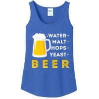 Craft Beer And Homebrewing Or Water Malt Hops Yeast Beer Gift Ladies Essential Tank