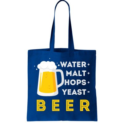 Craft Beer And Homebrewing Or Water Malt Hops Yeast Beer Gift Tote Bag