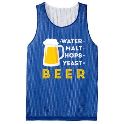 Craft Beer And Homebrewing Or Water Malt Hops Yeast Beer Gift Mesh Reversible Basketball Jersey Tank