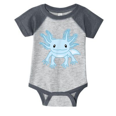 Cute Blue Axolotl Kawaii Aesthetic Axolotls Infant Baby Jersey Bodysuit