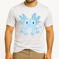 Cute Blue Axolotl Kawaii Aesthetic Axolotls Cooling Performance Crew T-Shirt
