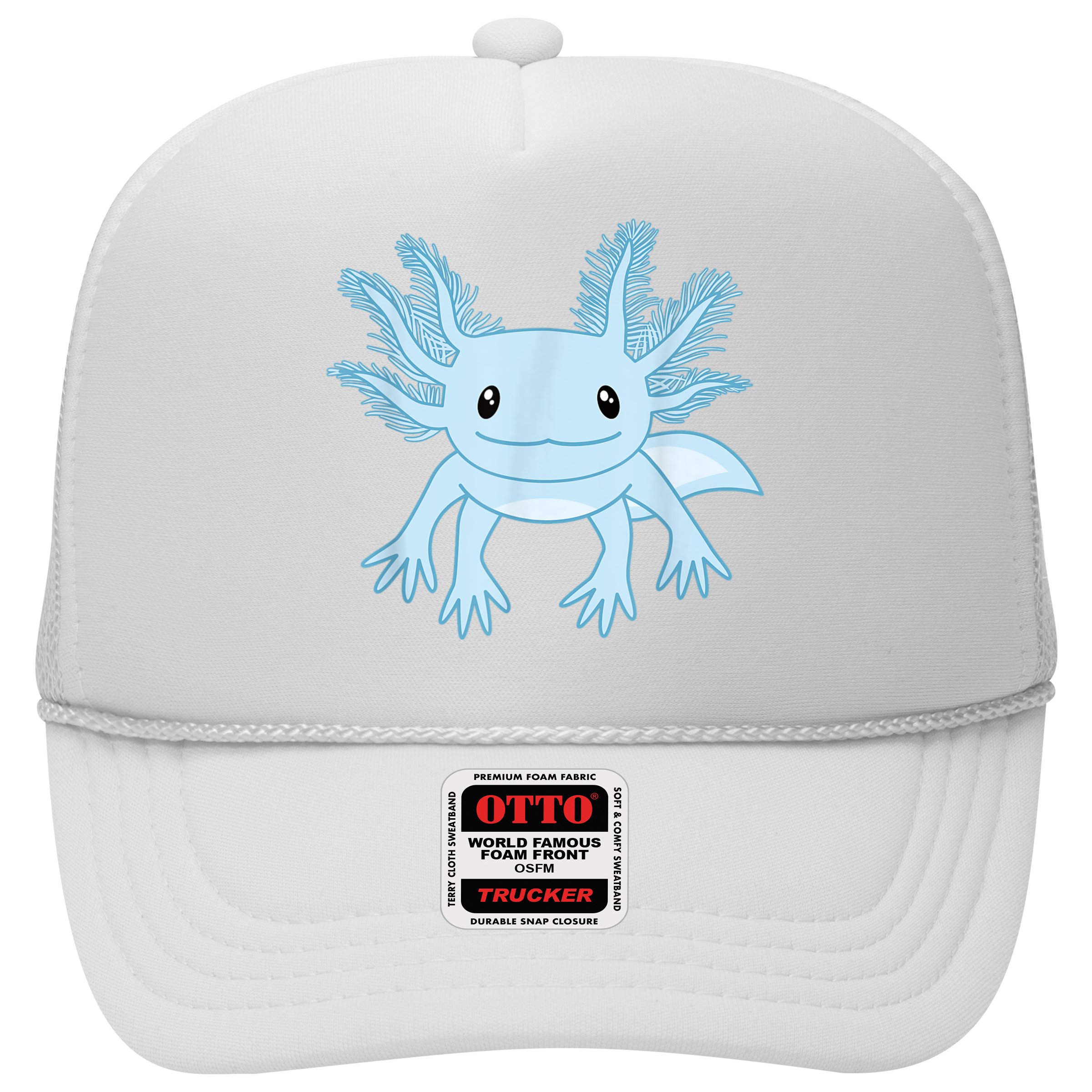 Cute Blue Axolotl Kawaii Aesthetic Axolotls Hat