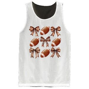 Coquette Bow American Football Thanksgiving Autumn Fall Yall Mesh Reversible Basketball Jersey Tank