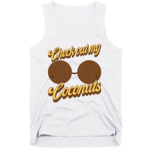 Coconut Bra Adult Check Out My Coconuts Shell Bra Tank Top