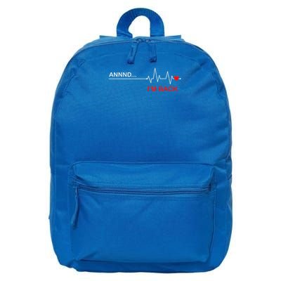 Coronary Bypass Artery Open Heart Diseases Surgery Heartbeat 16 in Basic Backpack