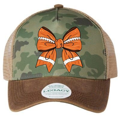 Coquette Bow American Football Thanksgiving Legacy Tie Dye Trucker Hat