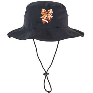 Coquette Bow American Football Autumn Thanksgiving Game Day Legacy Cool Fit Booney Bucket Hat