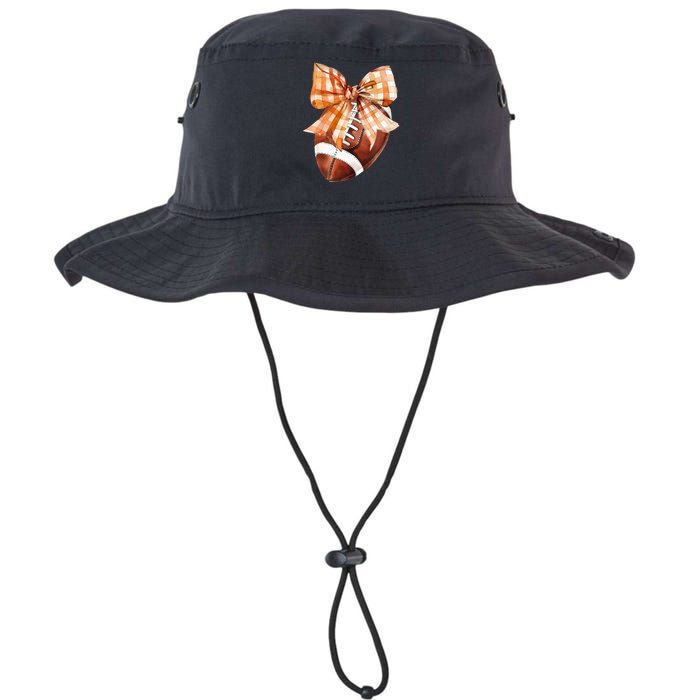 Coquette Bow American Football Autumn Thanksgiving Game Day Legacy Cool Fit Booney Bucket Hat