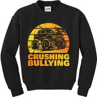 Crushing Bullying Anti Bullying Awareness Month Kids Sweatshirt