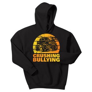 Crushing Bullying Anti Bullying Awareness Month Kids Hoodie