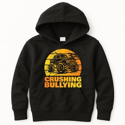 Crushing Bullying Anti Bullying Awareness Month Kids Hoodie