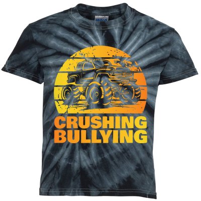 Crushing Bullying Anti Bullying Awareness Month Kids Tie-Dye T-Shirt