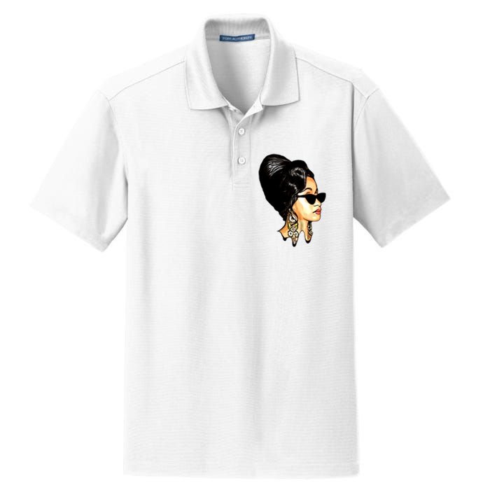 Cardi B Art Lover Dry Zone Grid Polo