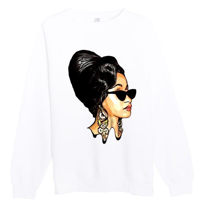 Cardi B Art Lover Premium Crewneck Sweatshirt