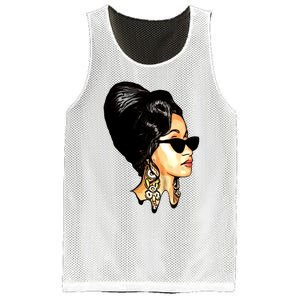 Cardi B Art Lover Mesh Reversible Basketball Jersey Tank