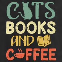 Cats Books And Coffee Cafe Coffee Drinker Adult Drive Performance Visor