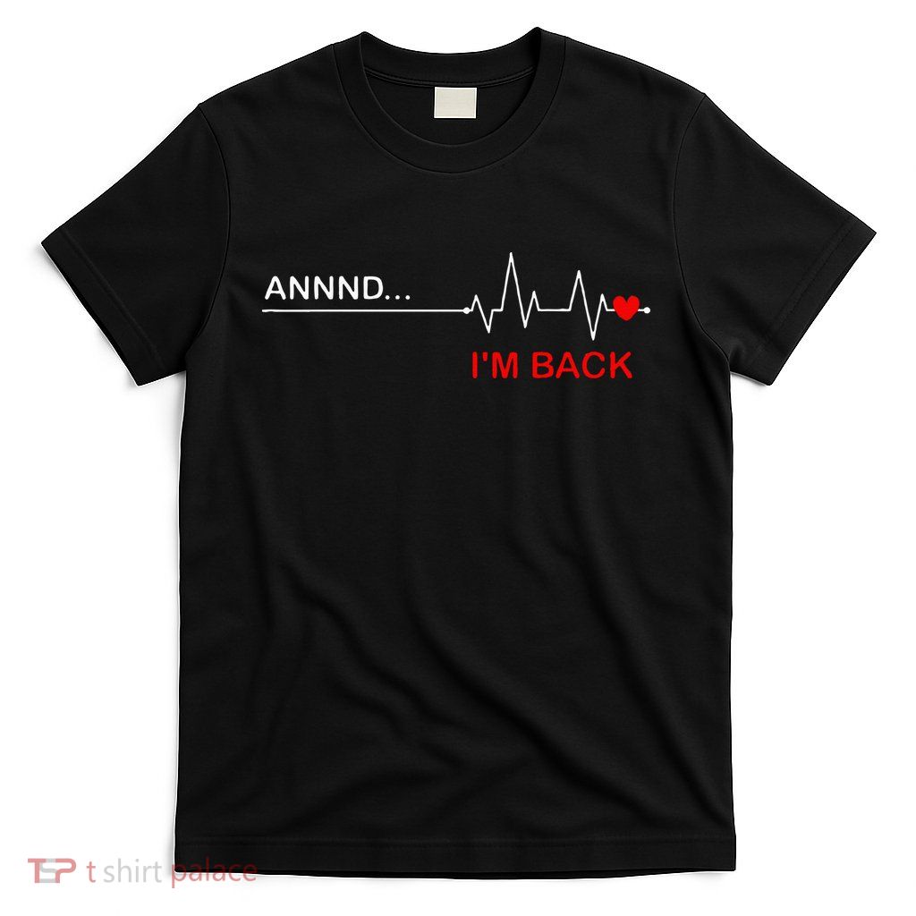 Coronary Bypass Artery Open Heart Diseases Surgery Heartbeat T-Shirt