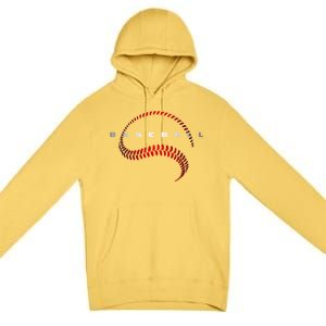 Cool Baseball Apparel Baseball Gift Premium Pullover Hoodie