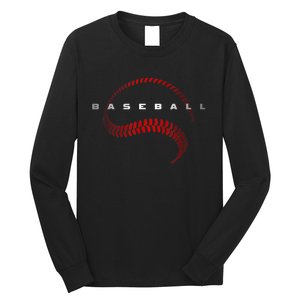 Cool Baseball Apparel Baseball Gift Long Sleeve Shirt