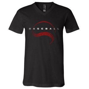 Cool Baseball Apparel Baseball Gift V-Neck T-Shirt